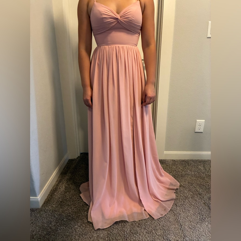Azazie Dusty Rose Pink Formal